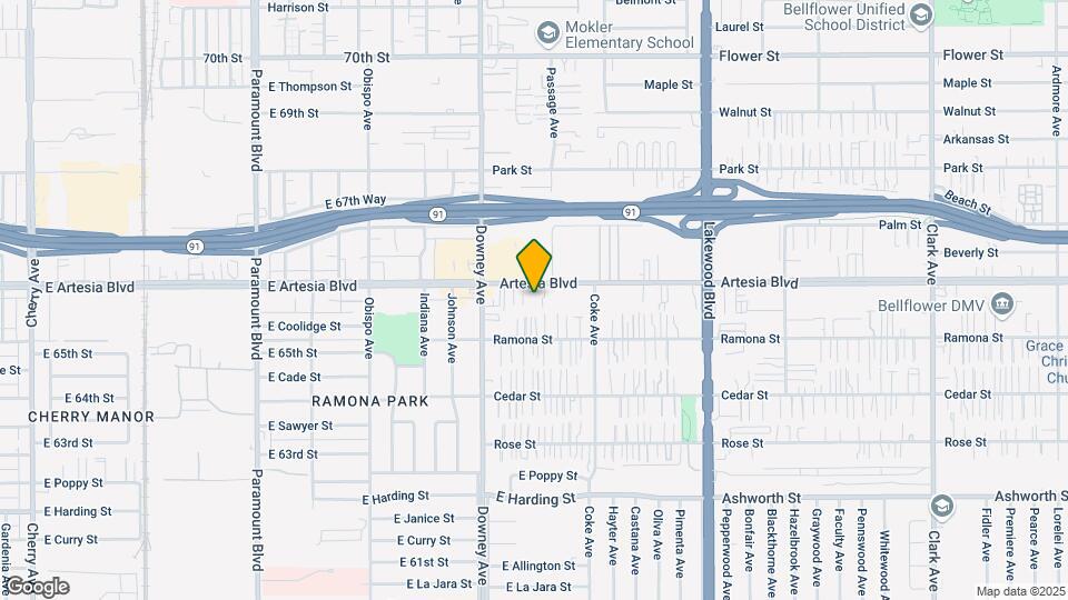 8560 Artesia Mapa y Detalles de la Ubicación