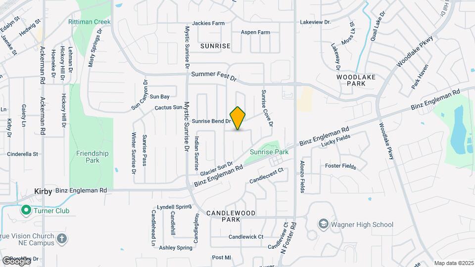6014 Hidden Sunrise Dr Map and Location Details