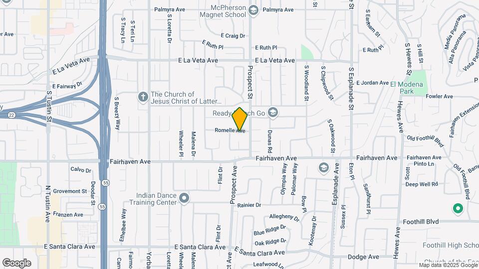 17922 Romelle Ave Map and Location Details
