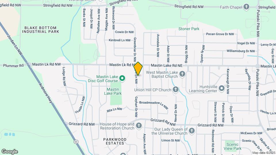 5020 Kyle Ln NW Map and Location Details