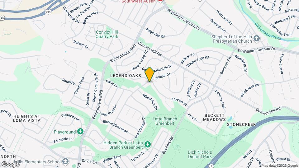 5913 Abilene Trl Map and Location Details