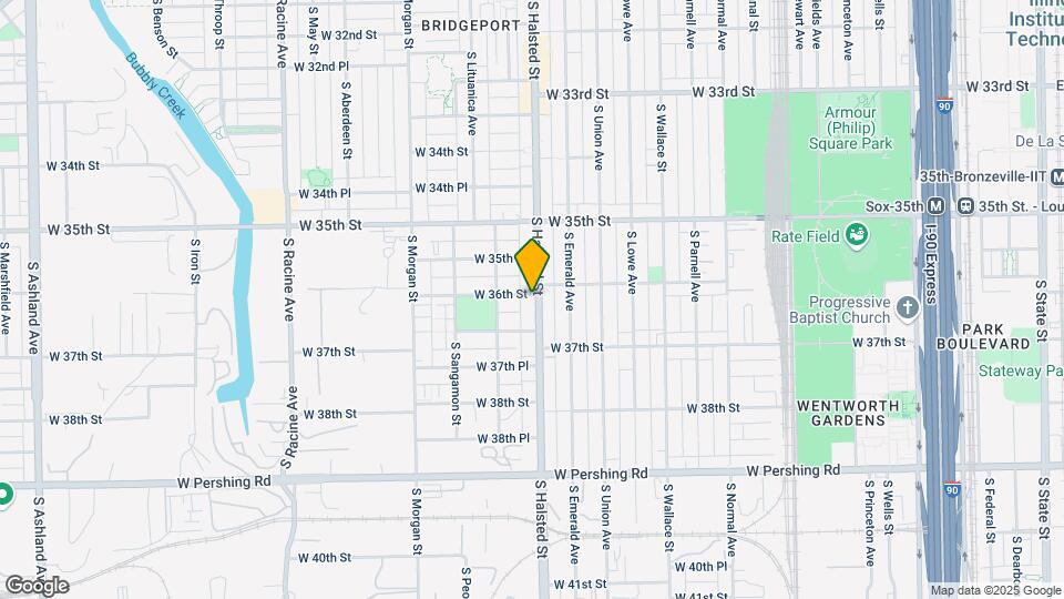 3600 S Halsted St Mapa y Detalles de la Ubicación