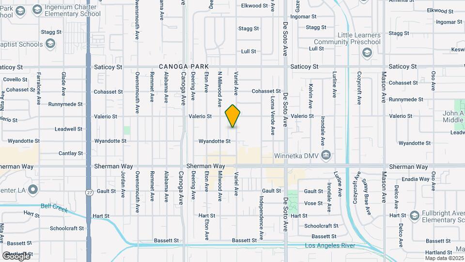 7321 Variel Ave Map and Location Details