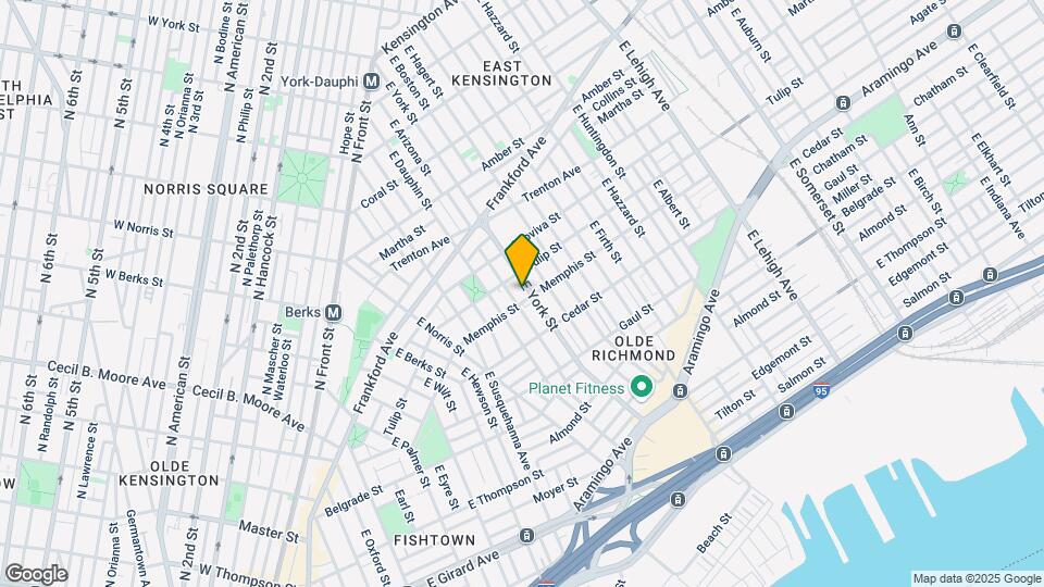 2318 E York St Mapa y Detalles de la Ubicación