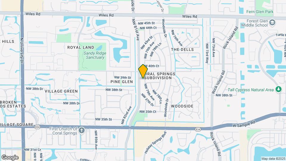 3890 NW 79th Ave Map and Location Details