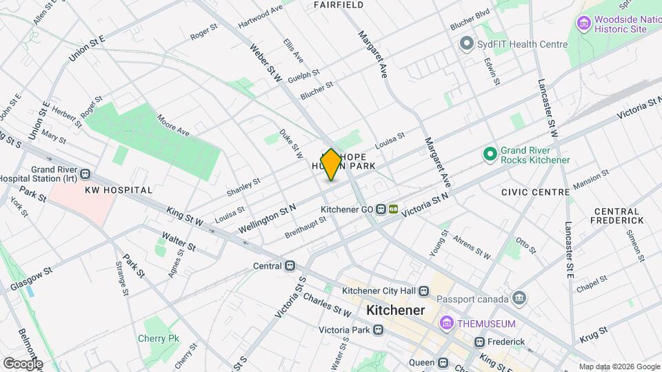 136 Wellington St N Map and Location Details