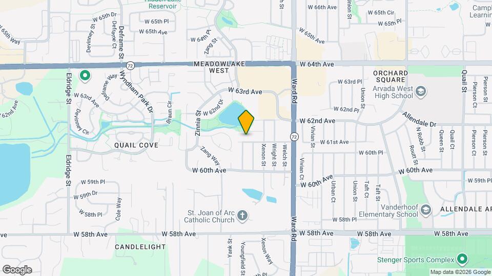 12745 W 61st Ave Map and Location Details