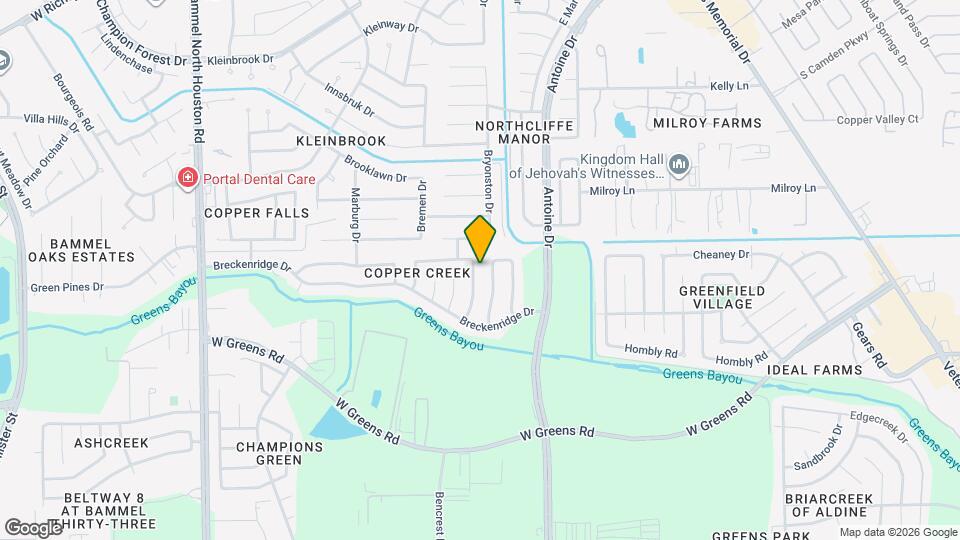 11544 Springshire Dr Map and Location Details