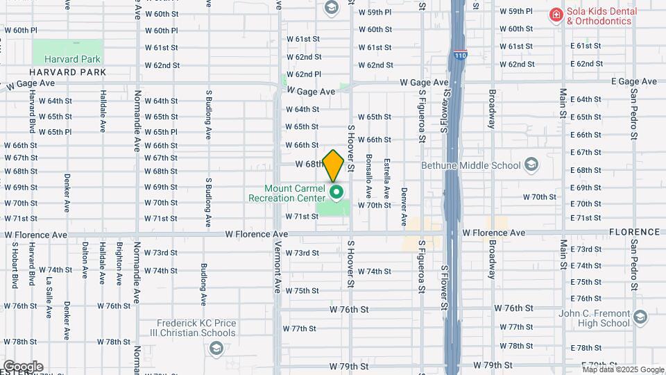 826 W 69th St Map and Location Details