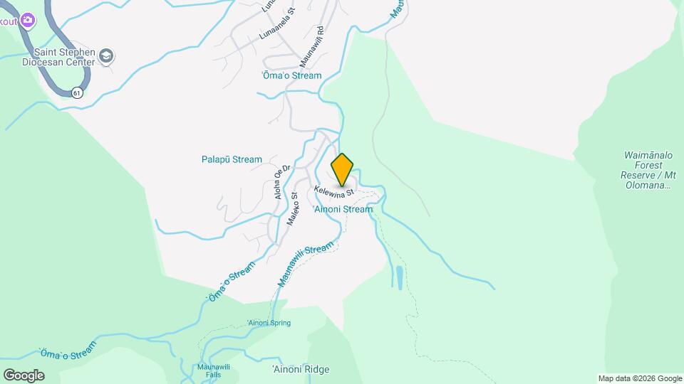 1219 Kelewina St Map and Location Details