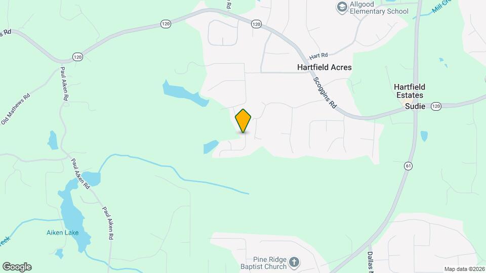 164 Paces Overlook Trce Map and Location Details