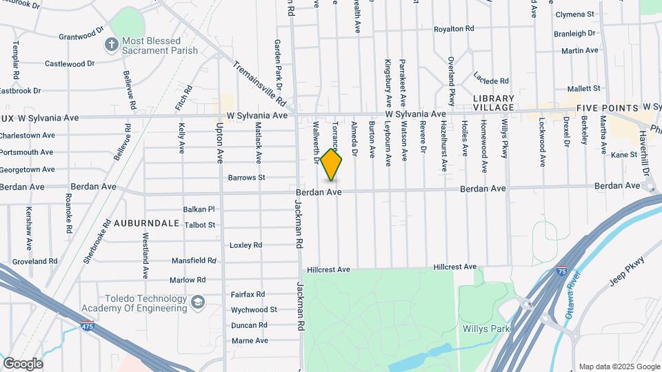 3805 Torrance Dr Map and Location Details
