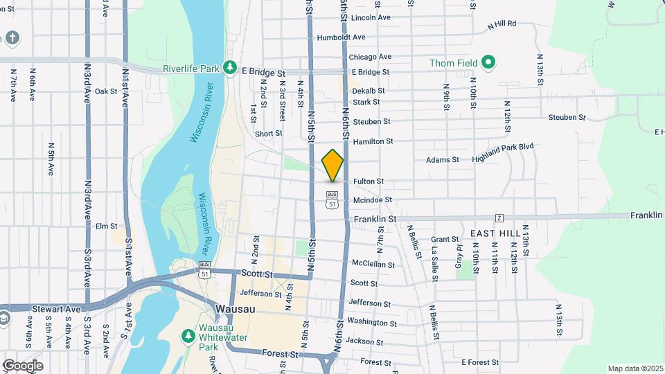 519 Fulton St Map and Location Details