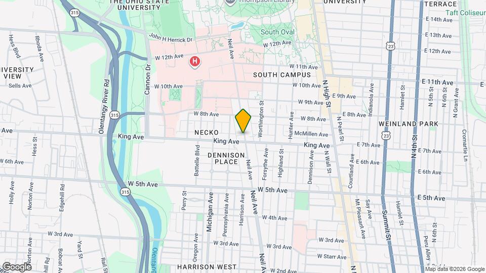 1439 Neil Ave Mapa y Detalles de la Ubicación