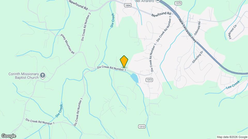296 Dix Creek Rd Number 1 Map and Location Details