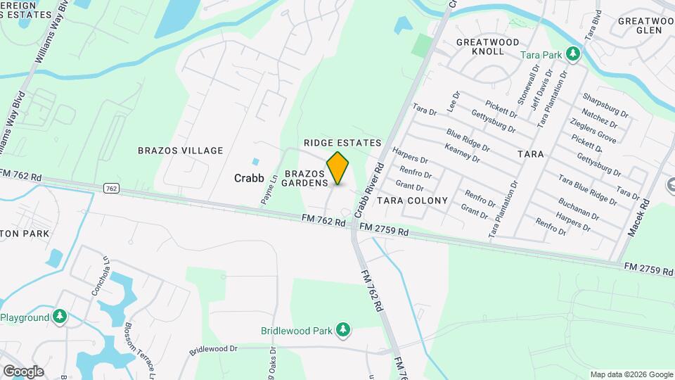122 Brazos Gardens Dr Map and Location Details