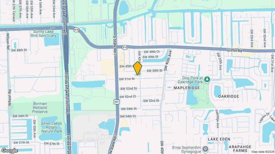 4333 SW 51st St Map and Location Details