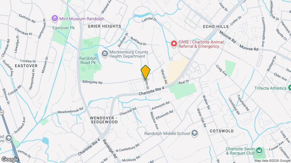 3712 Ellington St Map and Location Details