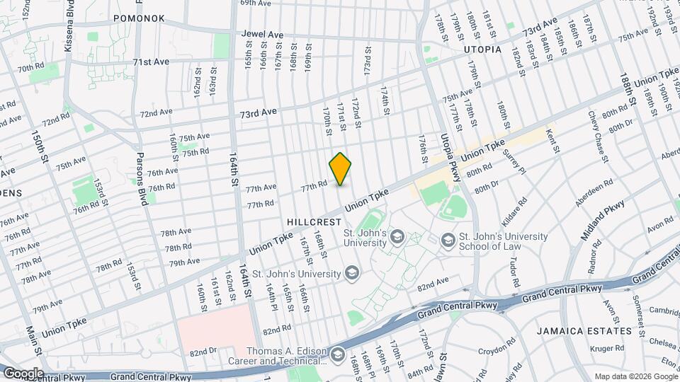 77-19 170th St-Unit -1st Fl Map and Location Details