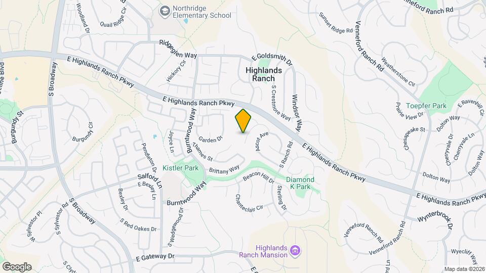 9499 Sherrelwood Ln Map and Location Details