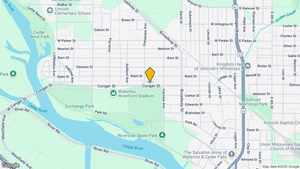 652 Conger St Map and Location Details