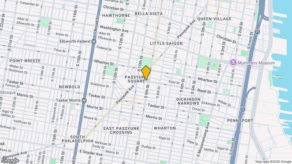 908 Reed St Map and Location Details