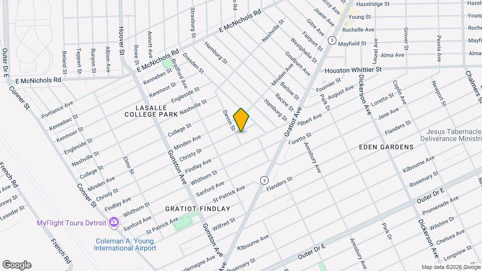 12110 Christy St Map and Location Details