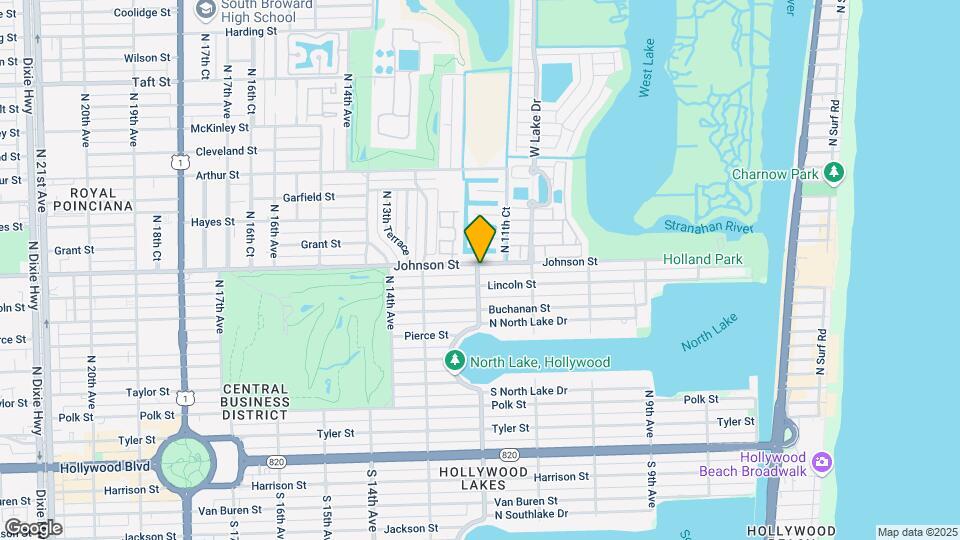 821 N 12th Ave Map and Location Details