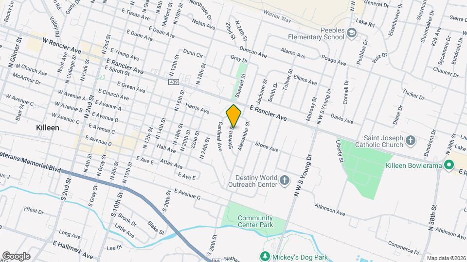 708 Stewart St Map and Location Details