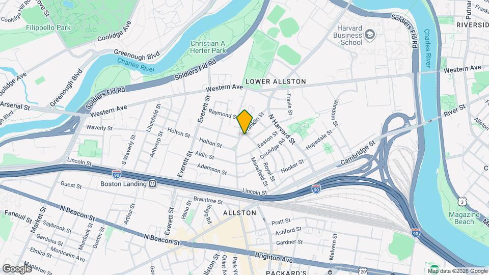 121 Franklin St, Unit 3 Map and Location Details