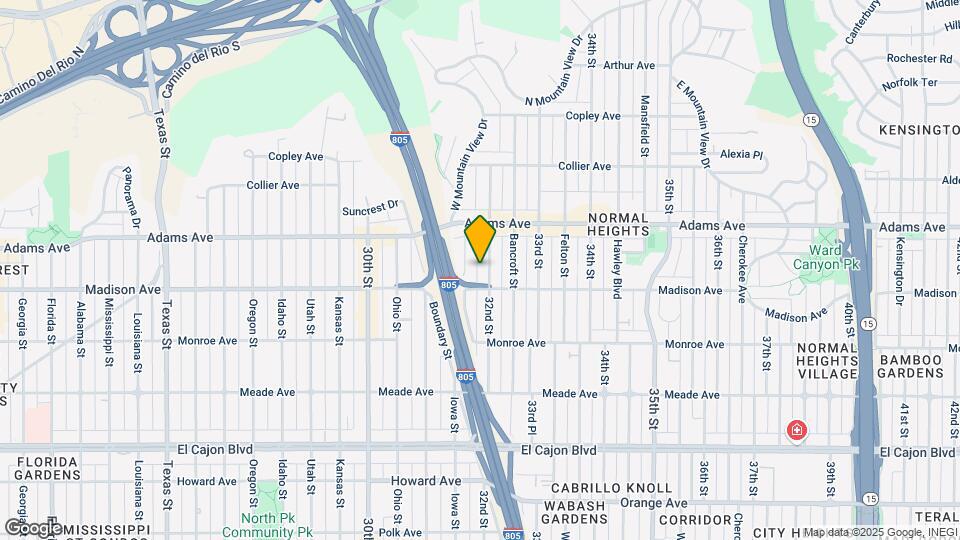 4628 32nd St Map and Location Details