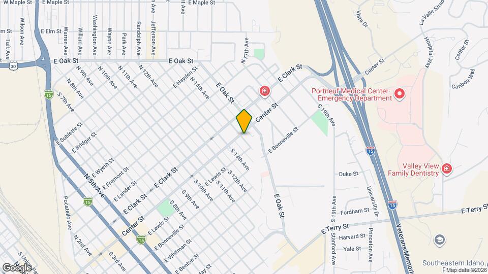 1505 E Center St Map and Location Details