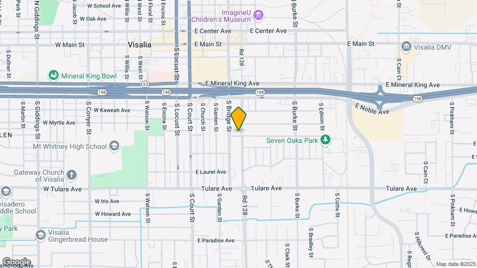 733 S Santa Fe St Map and Location Details