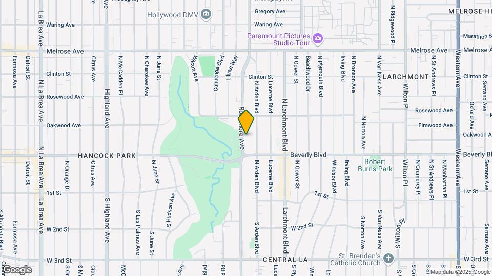 316 N Rossmore Ave Mapa y Detalles de la Ubicación