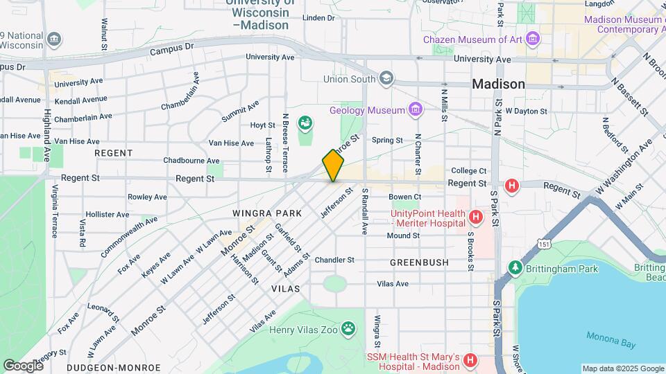 1505 Madison St Map and Location Details