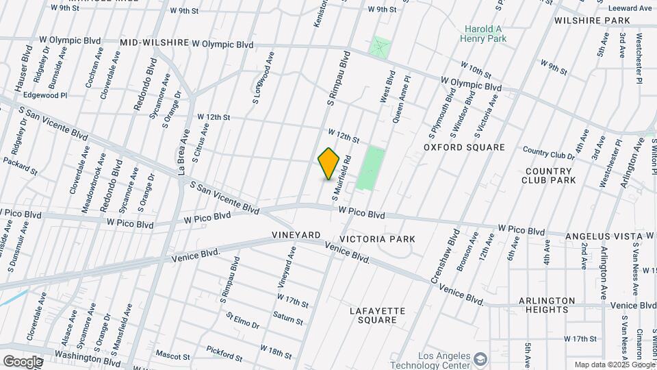 1272-1274 S Mullen Ave Mapa y Detalles de la Ubicación