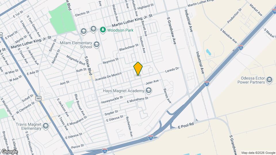 1121 Laredo Dr Map and Location Details