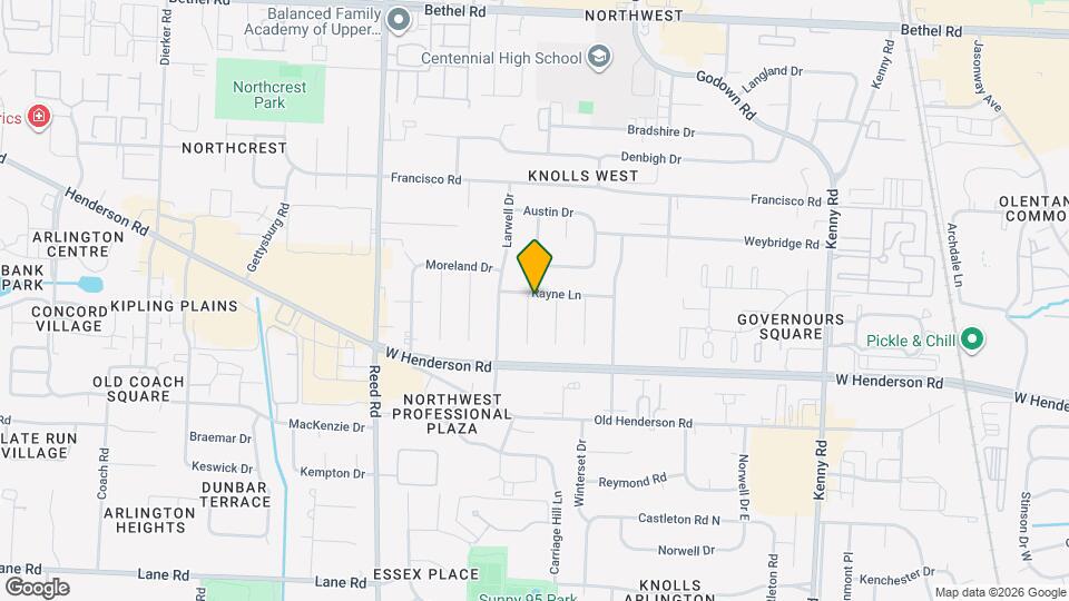 4786 Widner Ct Map and Location Details