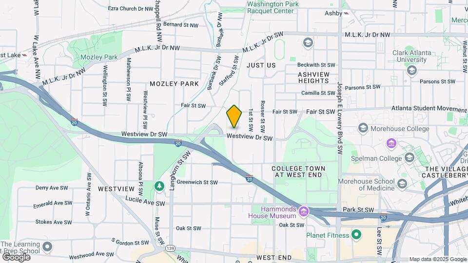 1201 Westview Dr SW Map and Location Details