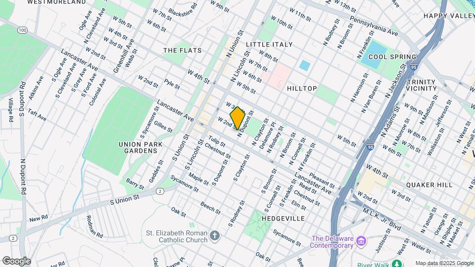 123 N Dupont St Map and Location Details