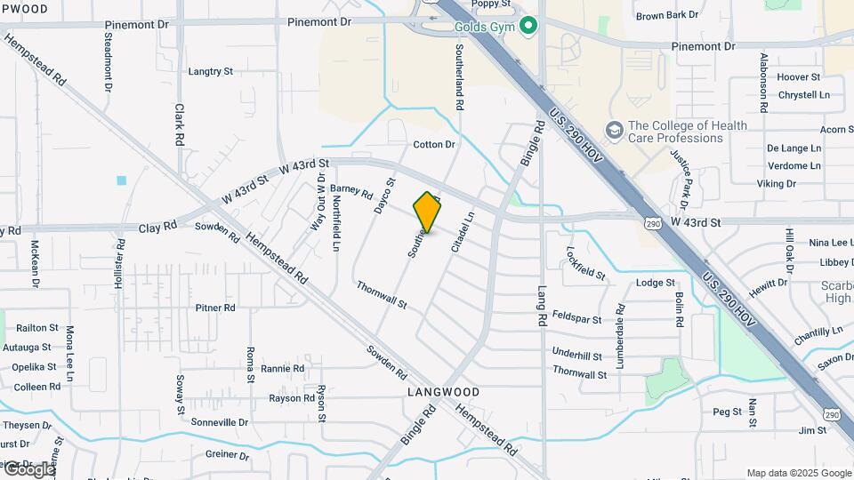 4210 Southerland Rd Map and Location Details