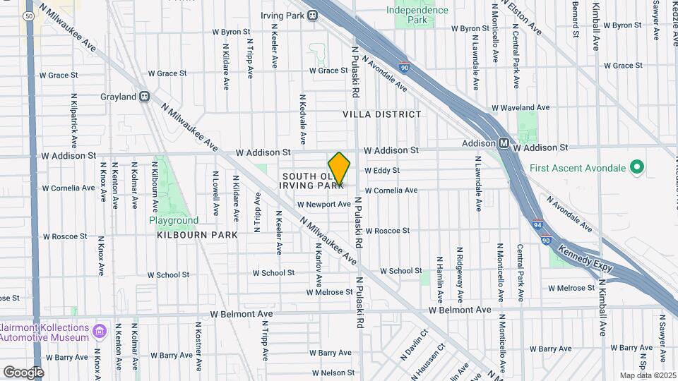 4025 W Cornelia Ave, Unit 2 Map and Location Details