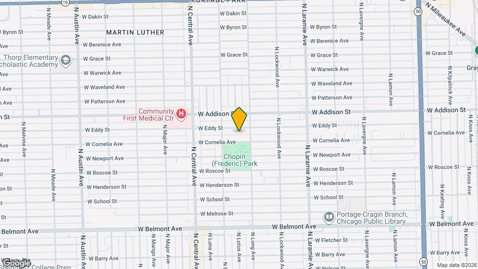 5425 W Eddy St Map and Location Details