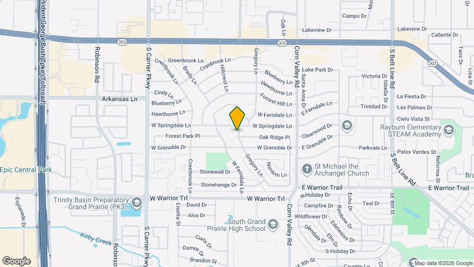 502 Oak Ridge Pl Map and Location Details