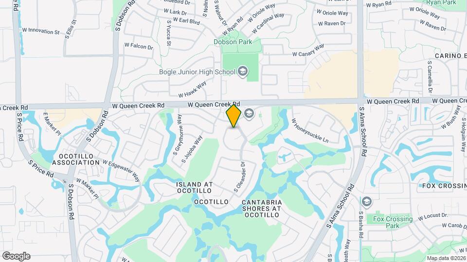 1635 W Wisteria Dr Mapa y Detalles de la Ubicación