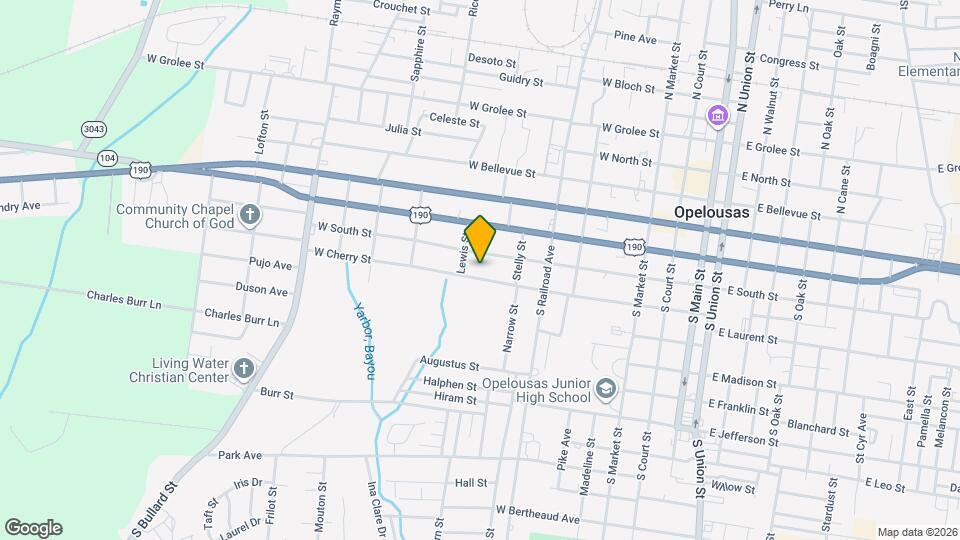 608 W Cherry St Map and Location Details