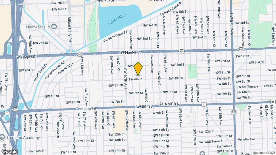 6501 SW 4th St Map and Location Details