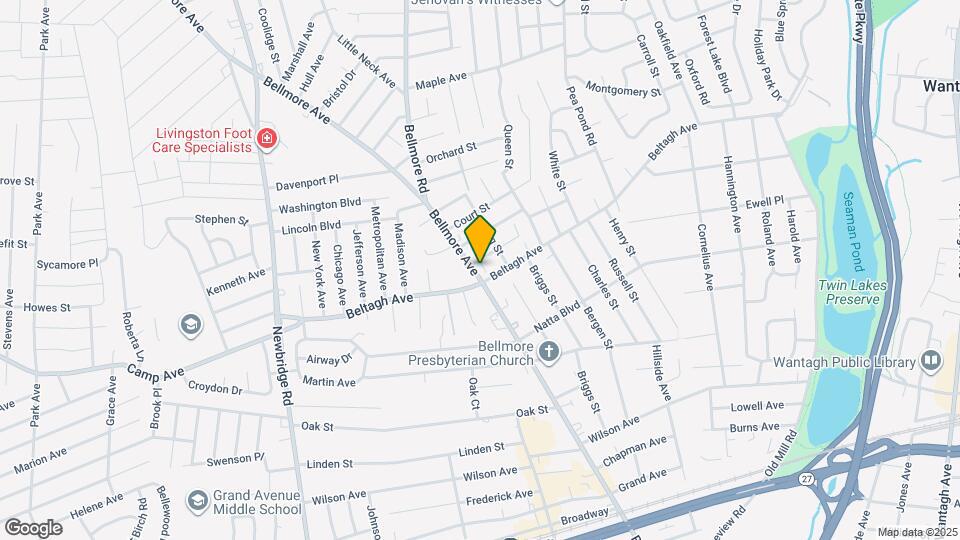 1883 Bellmore Ave Map and Location Details