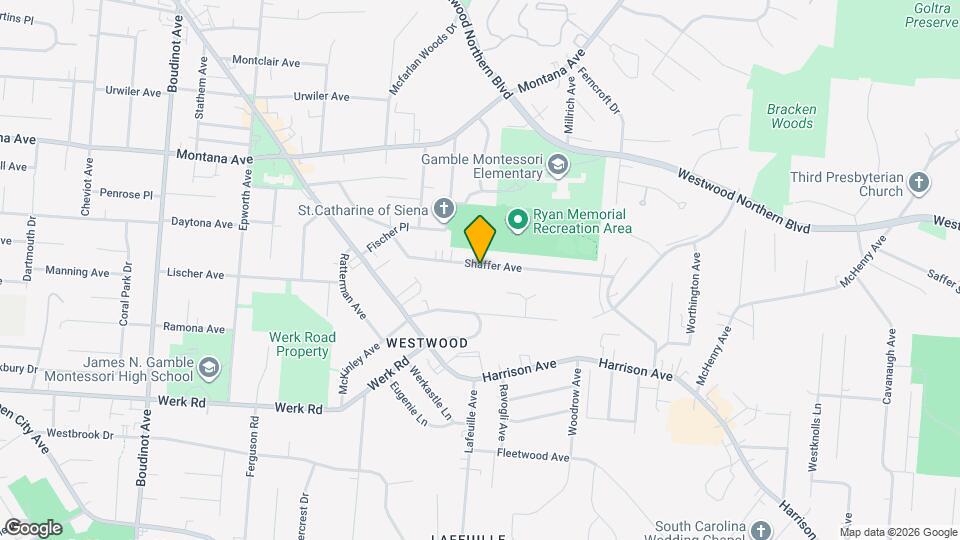 2801 Shaffer Ave Mapa y Detalles de la Ubicación