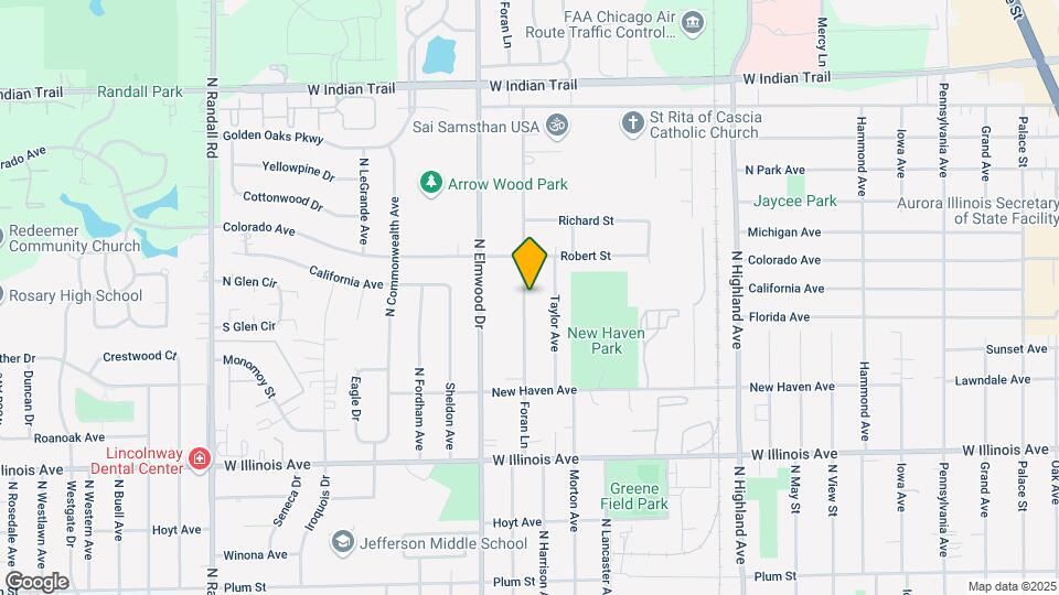 875 Foran Ln Map and Location Details
